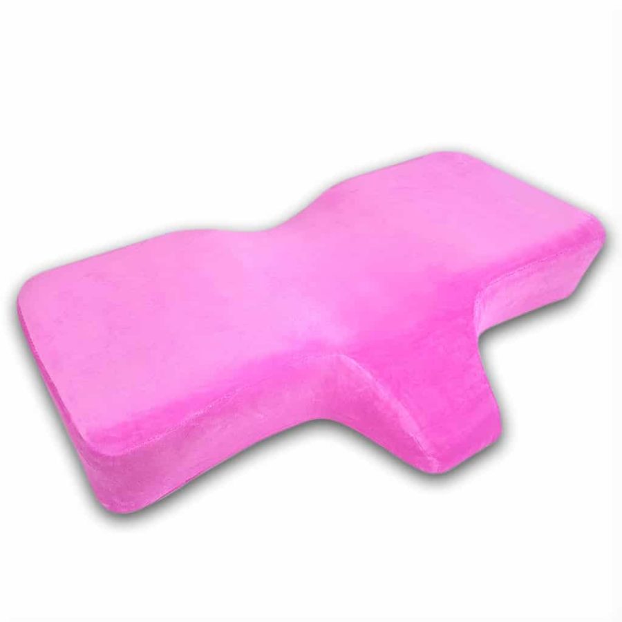 Ergonomic Lash Pillow (Pink) for Eyelash Extensions, Permanent Makeup and Microblading